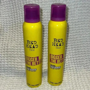 Bed Head TIGI Bigger The Better Foam Shampoo Set of 2